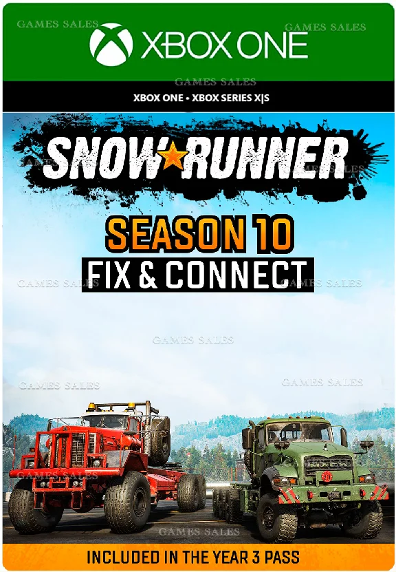 ✅❤️SNOWRUNNER - SEASON 10: FIX & CONNECT❤️XBOX🔑KEY