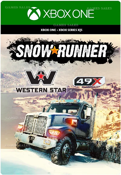 ✅❤️SNOWRUNNER – WESTERN STAR 49X❤️XBOX ONE|XS🔑KEY✅