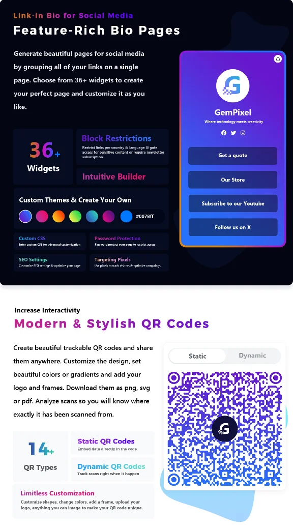 Premium URL Shortener - Link Shortener, Bio Pages
