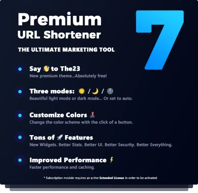 Premium URL Shortener - Link Shortener, Bio Pages