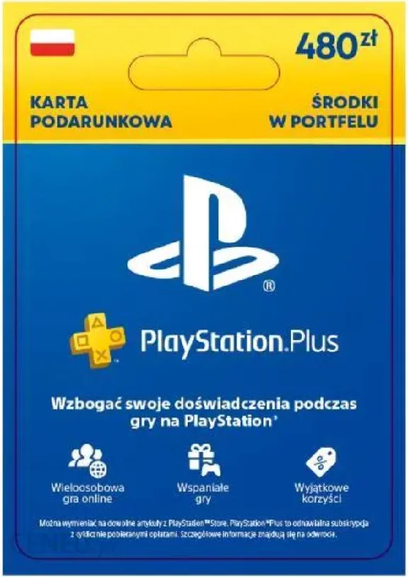 🔶PSN 480 Злотых Польша PLN [Карта Оплаты] Официально