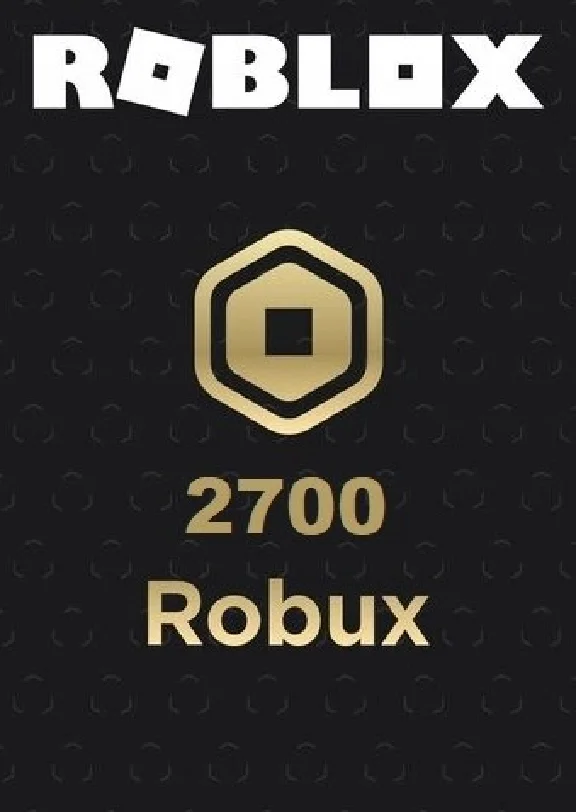 ✅🔑КОД на 2700 ROBUX🪙Roblox Gift Card (все страны)
