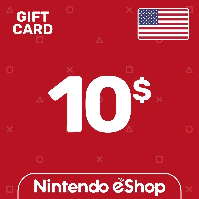 ⭐️Nintendo eShop 10$ (USD) США