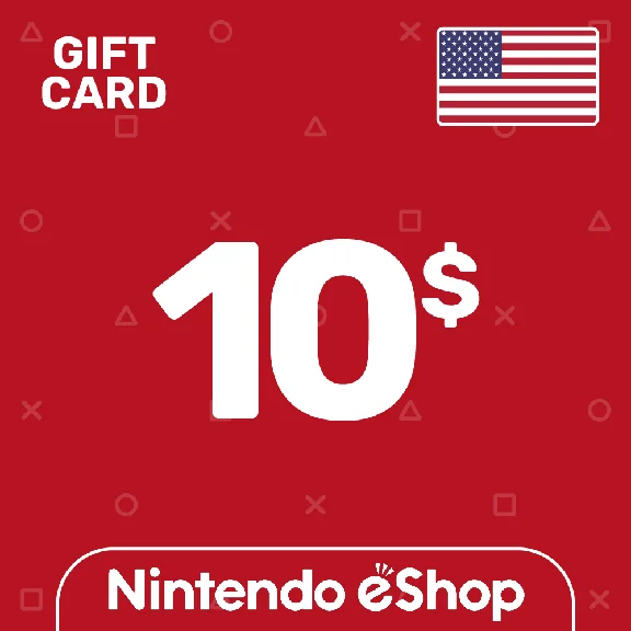 ⭐️Nintendo eShop 10$ (USD) США