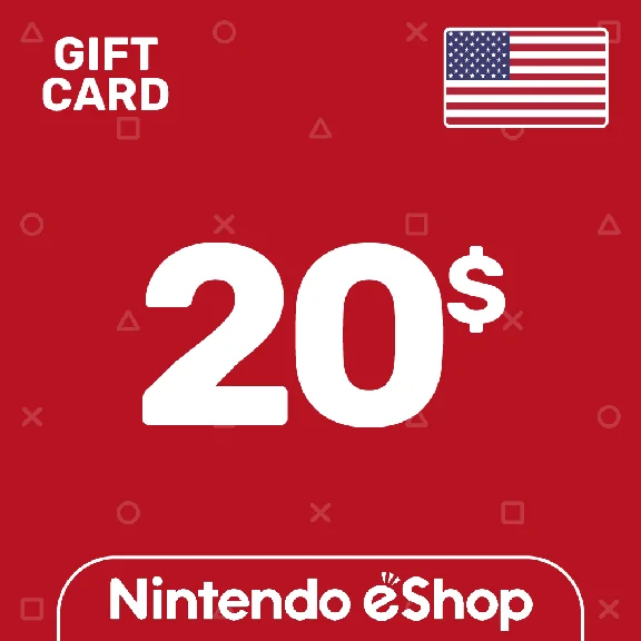 ⭐️Nintendo eShop 20$ (USD) USA