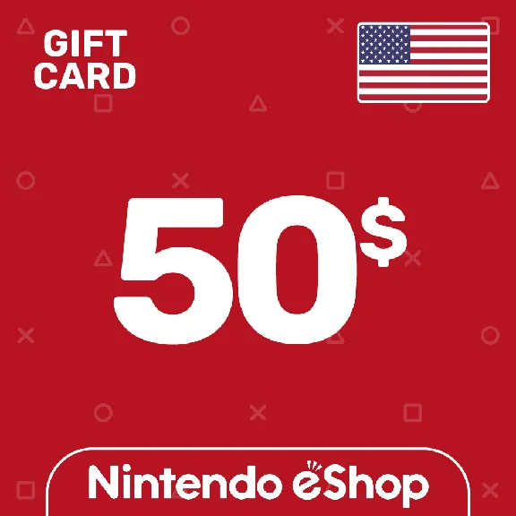 ⭐️Nintendo eShop 50$ (USD) США