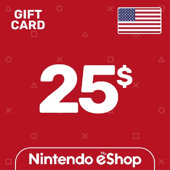 ⭐️Nintendo eShop 25$ (USD) USA