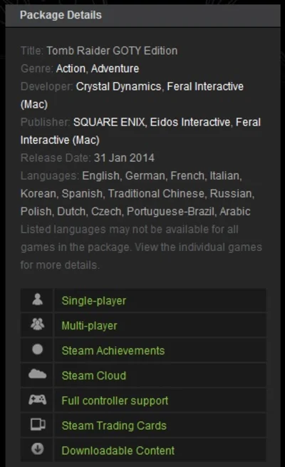 Tomb Raider 2013 GOTY - Steam Gift (ROW)