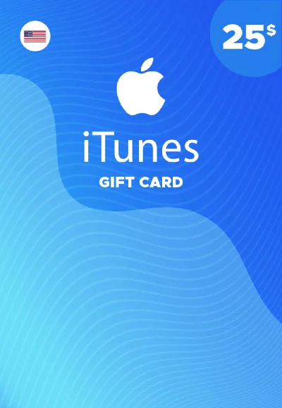 🍎Apple gift card iTunes 25 USD USA🍎