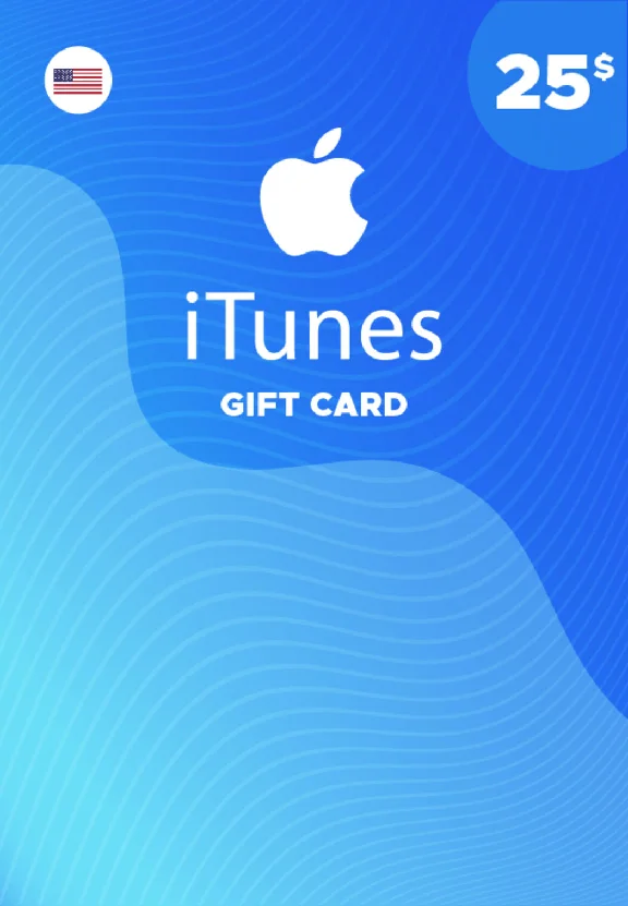 🍎Apple gift card iTunes 25 USD USA🍎