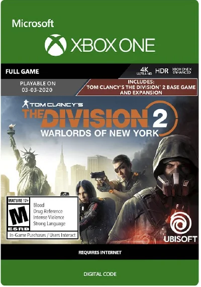 The Division 2 + Warlords of New York Edition 🎮 XBOX🔑