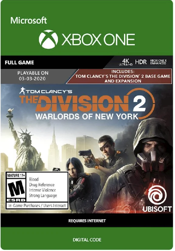 The Division 2 + Warlords of New York Edition 🎮 XBOX🔑