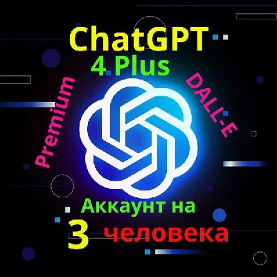 3 people on ChatGPT-4 PLUS account 3 weeks warranty