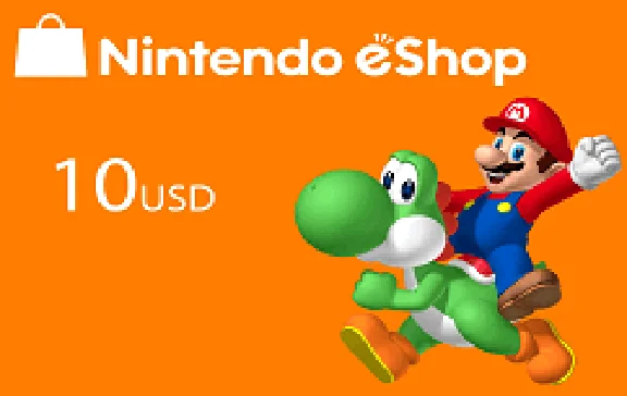 ✅ Nintendo eShop Gift Card 10 USD 🔥⭐💯🇺🇸
