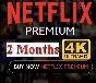 💎NETFLIX PREMIUM 4K ULTRA HD for 2 MONTHS🔥 WARRANTY💎