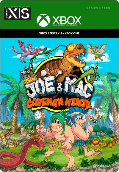 ✅❤️NEW JOE & MAC - CAVEMAN NINJA❤️XBOX ONE|XS🔑KEY✅