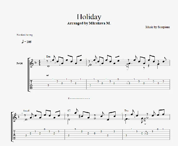 Scorpions - Holiday