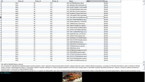 MySQL dump базы данных энциклопедия растений и животных