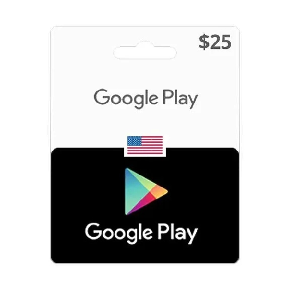 ✅ GOOGLE PLAY GIFT CARD  $25 USD (USA 🇺🇸) 🔥💯