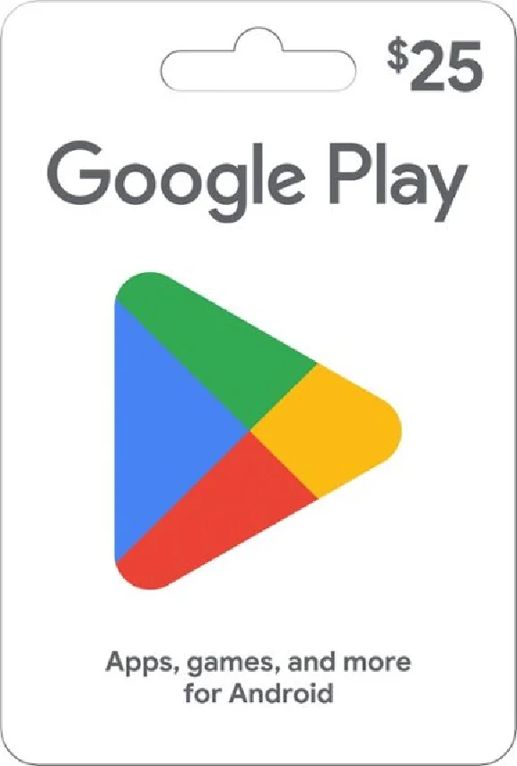 ✅ GOOGLE PLAY GIFT CARD  $25 USD (USA 🇺🇸) 🔥💯