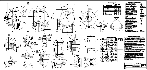 Capacity aboveground LPG V = 10 m3
