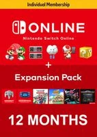 🔥NINTENDO SWITCH ONLINE + EXPANSION PACK 12 MONTHS🔑