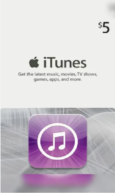 🍏  Apple iTunes & AppStore gift card 5$ 🍏 ⚡ FAST⚡