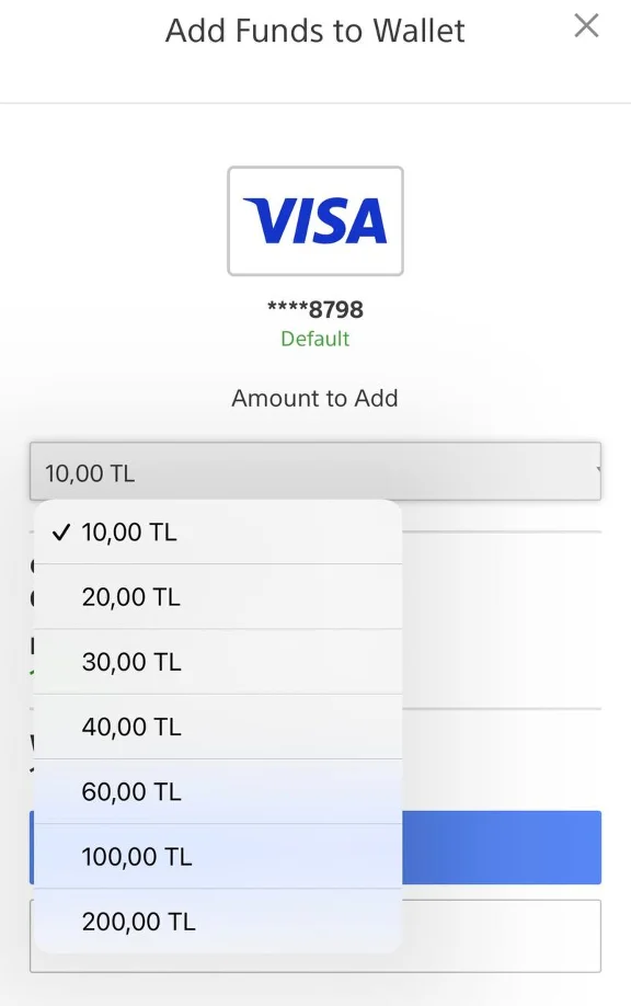 ✅Top up your balance/wallet lira TL lira = 3.78-4.55 ✅