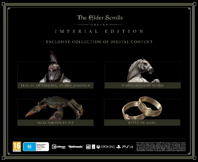 THE ELDER SCROLLS ONLINE - IMPERIAL EDITION - КОРОБКА