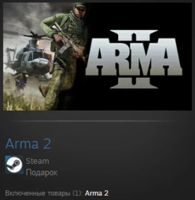 Arma 2 STEAM GIFT GLOBAL REGION FREE