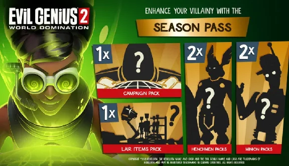 🎁DLC Evil Genius 2: Season Pass🌍ROW✅AUTO