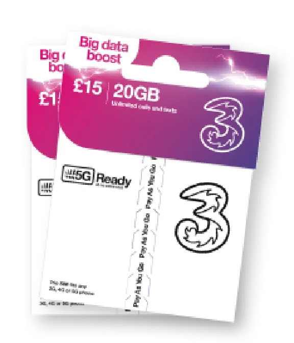 Британская eSIM THREE UK +44 можно принимать sms