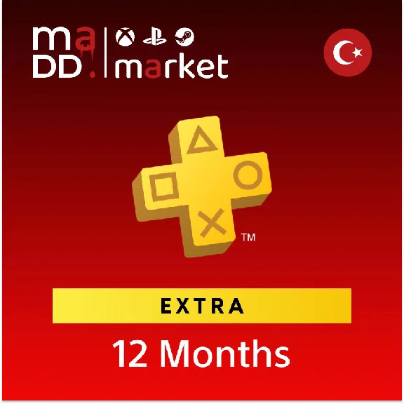 Подписка ПС ПЛЮС PS PLUS Extra 12 месяцев Регион Турция