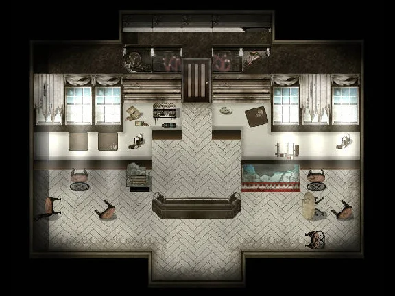 RPG Maker MZ - KR Urban Decay Interior Tileset DLC