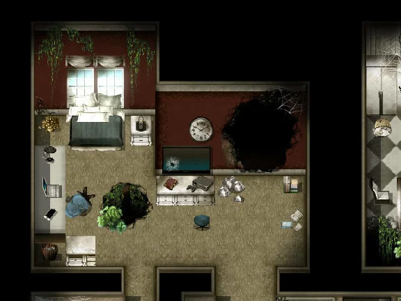 RPG Maker MZ - KR Urban Decay Interior Tileset DLC