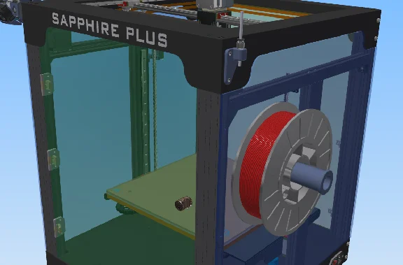 3D cutting Thermal chamber Two Trees Sapphire Plus