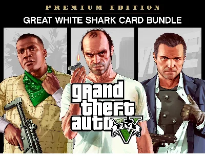 GTA V : Grand Theft Auto V: Premium & Whale Shark Card
