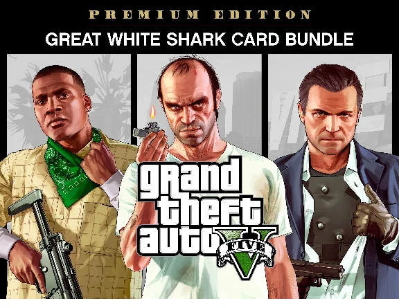 GTA V : Grand Theft Auto V: Premium & Whale Shark Card