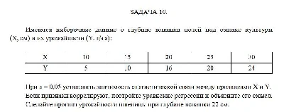 There are sample data about the depth of plowing fields under a