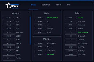 [NovaMacro] Scripts RUST GLOBAL