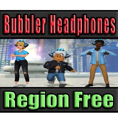 BUBBLER HEADPHONES ✅ ROBLOX KEY/CODE ✅ GLOBAL 🔥