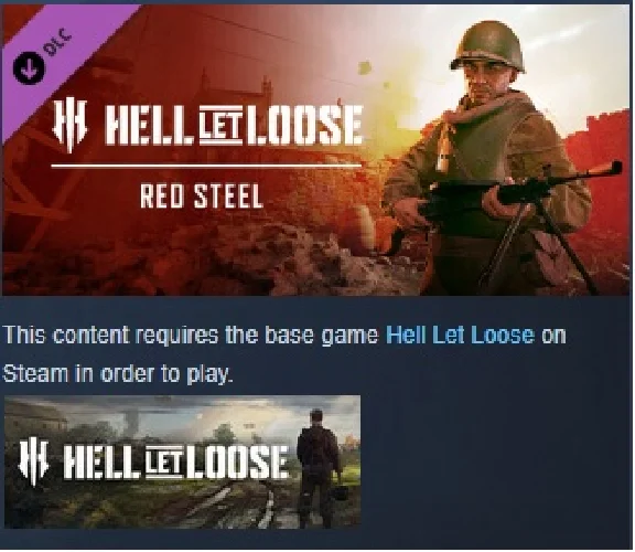 Hell Let Loose - Red Steel DLC (Steam key) ✅ GLOBAL💥🌐