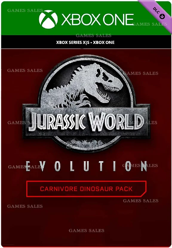 JURASSIC WORLD EVOLUTION: CARNIVORE DINOSAUR PACK🔑XBOX