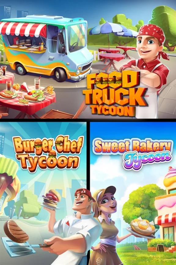 Food Truck + Burger Chef + Sweet Bakery Tycoon Xbox акт