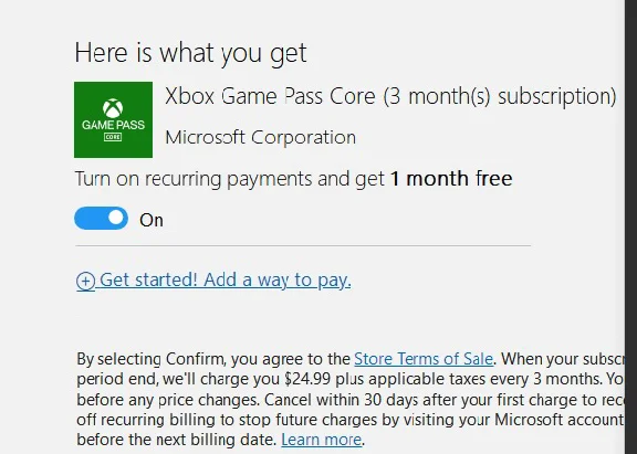 XBOX GAME PASS CORE (GOLD) - 3 MONTHS🌎GLOBAL🔑KEY