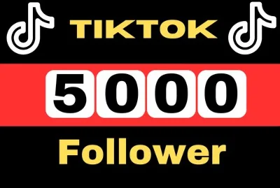 5000 tiktok follower 100% real, active user, high quali