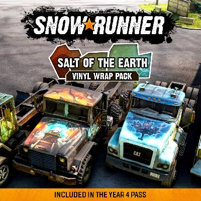 ✅SnowRunner – Salt of the Earth Vinyl Wrap Pack✅PS4✅PS5