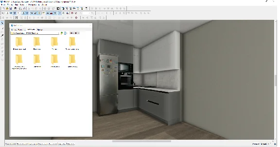 Kitchen library 2023 for PRO100 PRO100 6.4 KRAY