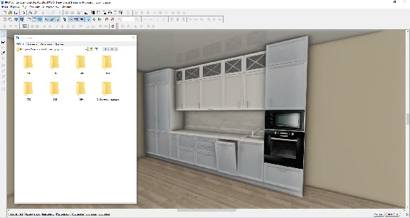 Kitchen library 2023 for PRO100 PRO100 6.4 KRAY
