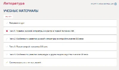 Literature. Final test for self-test Synergy/MIT